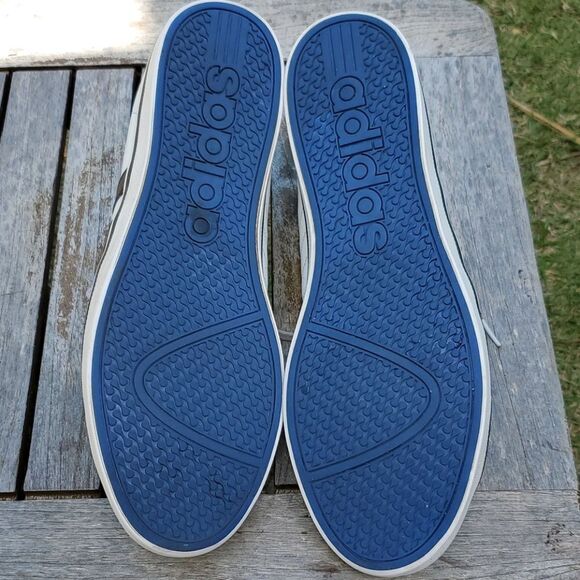 Adidas White Black Stripes Shoes 13 - Picture 6 of 7